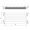Mexen Line CL22 радиатор панелен 900 x 1400 mm, странично свързване, 3079 W, бял - W422L-090-140-00