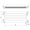Mexen Line CVL21 радиатор панелен 600 x 500 mm, долно свързване, 605 W, бял - W621L-060-050-00