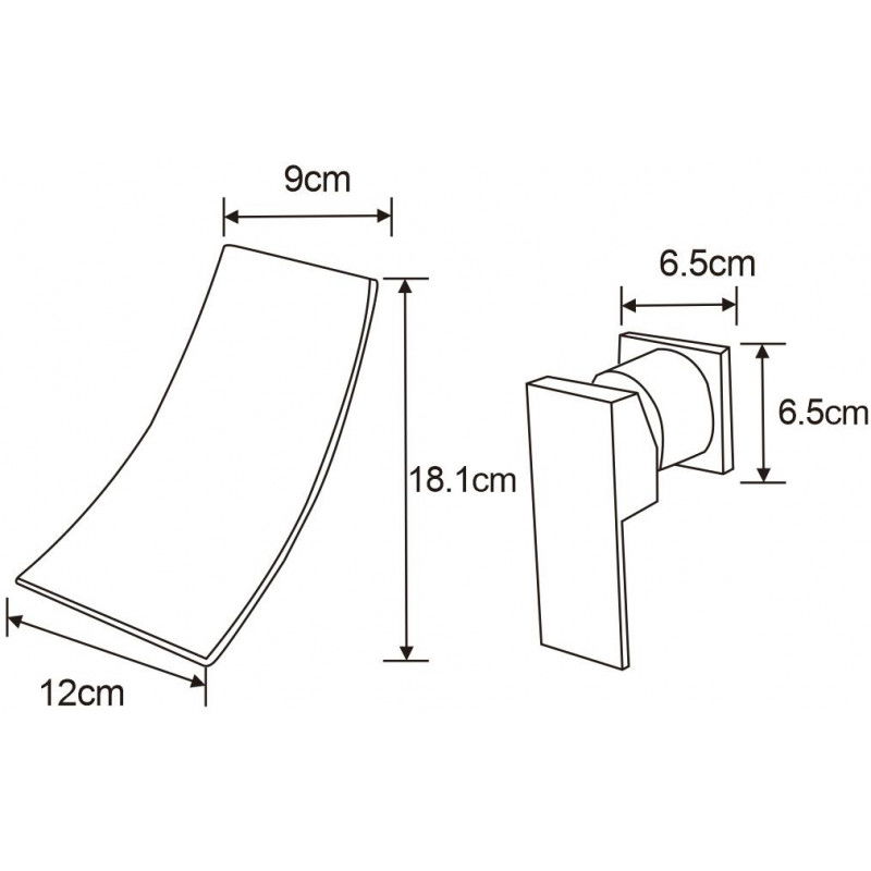 Mexen Celia вградена батерия за мивка, хром - 747415-00