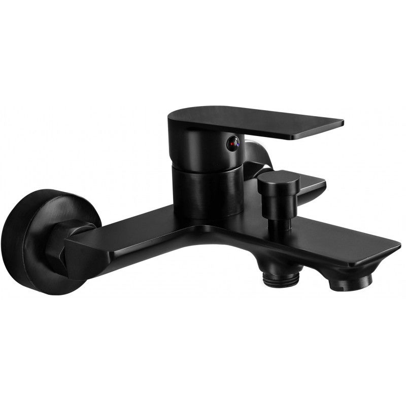 Mexen Alfa батерия за вана, черна - 745730-70