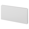 Mexen Flat CF22 панелен радиатор 600 x 1300 мм, странично свързване, 2057 W, бял - W422F-060-130-00