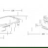 Mexen Asis сапунерка, златна - 7017639-50