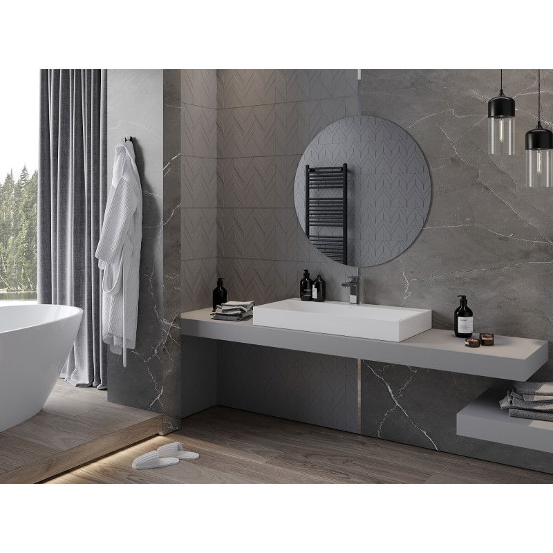 Mexen Alto кръгло лъскаво огледало за баня 90 см - 9853-090-090-000-00