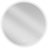 Mexen Erg кръгло осветено огледало за баня 70 см, LED 6000K, антитъпа - 9823-070-070-611-00
