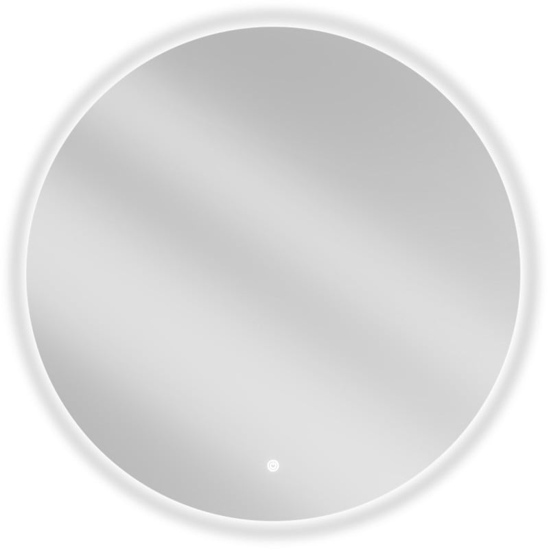 Mexen Erg огледало за баня с подсветка, кръгло 80 см, LED 6000K, анти-пара - 9823-080-080-611-00