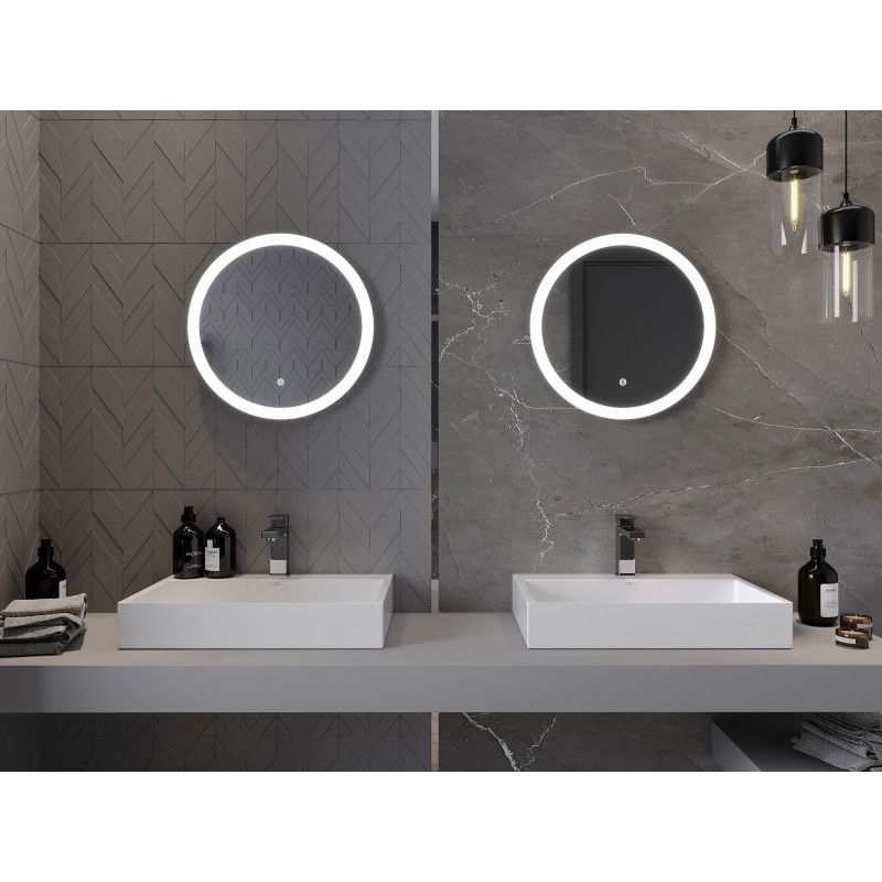 Mexen Oro огледало за баня с подсветка, кръгло 50 см, LED 6000K, антиконденз - 9824-050-050-611-00