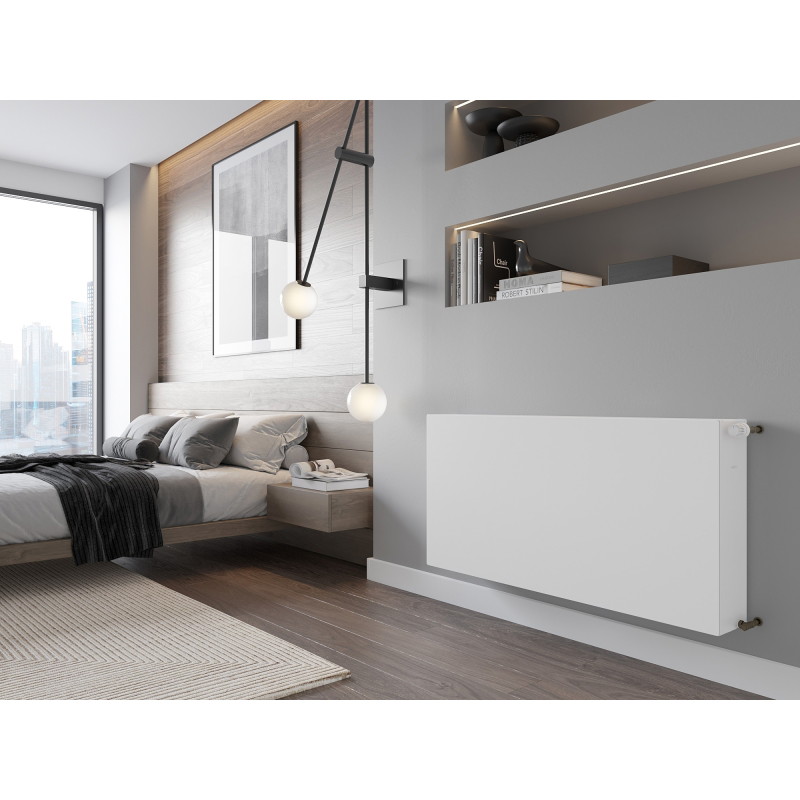 Mexen CF33 Flat панелен радиатор 900 x 1600 мм, странично свързване, 4801 W, бял