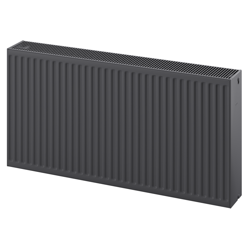 Mexen C33 панелен радиатор 600 x 1100 mm, странично свързване, 2568 W, антрацит - W433-060-110-66