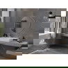 Mexen Loft кръгло огледало за баня 80 см, бяла рамка - 9850-080-080-000-20