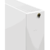 Mexen CVF33 Плосък панелен радиатор 600 x 500 мм, долно свързване, 1100 W, бял