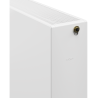 Mexen Flat CVF33 плосък радиатор 600 x 600 мм, долно свързване, 1320 W, бял - W633F-060-060-00