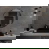 Mexen Loft кръгло огледало за баня 95 см, черна рамка - 9850-095-095-000-70