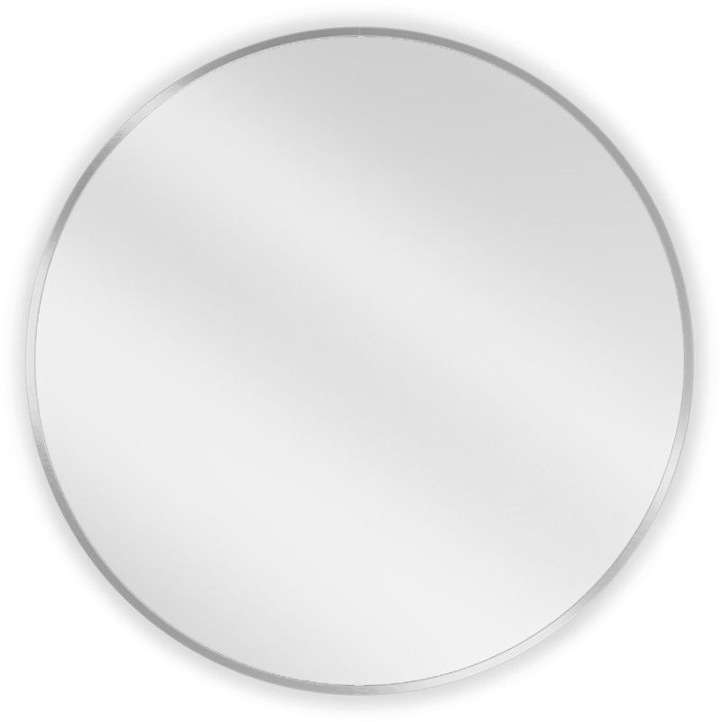 Mexen Loft кръгло огледало за баня 70 см, inox рамка - 9850-070-070-000-10