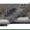 Mexen Loft кръгло огледало за баня 70 см, рамка inox - 9850-070-070-000-10