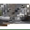 Mexen Loft кръгло огледало за баня 70 см, рамка inox - 9850-070-070-000-10