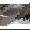 Mexen Loft кръгло огледало за баня 70 см, рамка inox - 9850-070-070-000-10