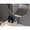 Mexen Loft кръгло огледало за баня 100 см, бяла рамка - 9850-100-100-000-20