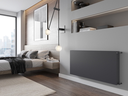 Mexen Flat CF22 панелен радиатор 600 x 800 мм, странично свързване, 1266 W, антрацит - W422F-060-080-66
