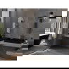 Mexen Loft овално огледало за баня 80 x 40 cm, златна рамка - 9851-080-040-000-50