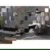 Mexen Loft овално огледало за баня 80 x 45 см, златна рамка - 9851-080-045-000-50