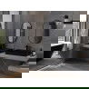 Mexen Loft огледало за баня овално 80 x 45 см, черна рамка - 9851-080-045-000-70