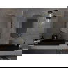 Mexen Loft овално огледало за баня 85 x 50 см, златна рамка - 9851-085-050-000-50