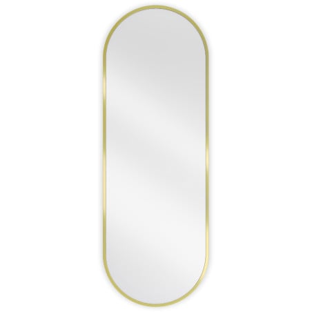 Mexen Loft овално огледало за баня 100 x 35 cm, златна рамка - 9851-100-035-000-50