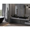 Mexen Loft овално огледало за баня 100 x 35 cm, златна рамка - 9851-100-035-000-50