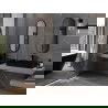 Mexen Loft овално огледало за баня 100 x 35 см, черна рамка - 9851-100-035-000-70