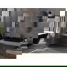 Mexen Loft овално огледало за баня 100 x 50 см, златна рамка - 9851-100-050-000-50