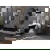 Mexen Loft овално огледало за баня 100 x 50 см, черна рамка - 9851-100-050-000-70