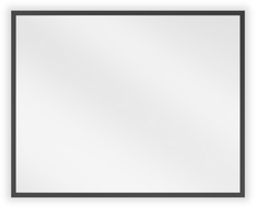Mexen Loft правоъгълно огледало за баня 50 x 40 cm, черна рамка - 9852-050-040-000-70