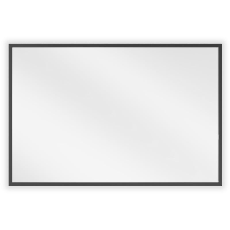 Mexen Loft правоъгълно огледало за баня 60 x 40 cm, черна рамка - 9852-060-040-000-70