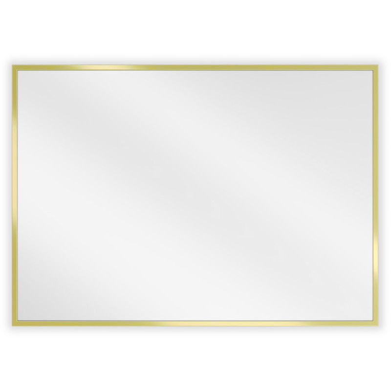 Mexen Loft правоъгълно огледало за баня 70 x 50 см, златна рамка - 9852-070-050-000-50