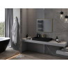 Mexen Loft Правоъгълно огледало за баня 80 x 60 см, рамка в матово златисто