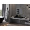 Mexen Loft правоъгълно огледало за баня 80 x 60 см, златна рамка - 9852-080-060-000-50
