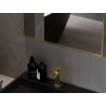 Mexen Loft правоъгълно огледало за баня 80 x 60 см, златна рамка - 9852-080-060-000-50