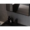 Mexen Loft правоъгълно огледало за баня 50 x 40 cm, черна рамка - 9852-050-040-000-70