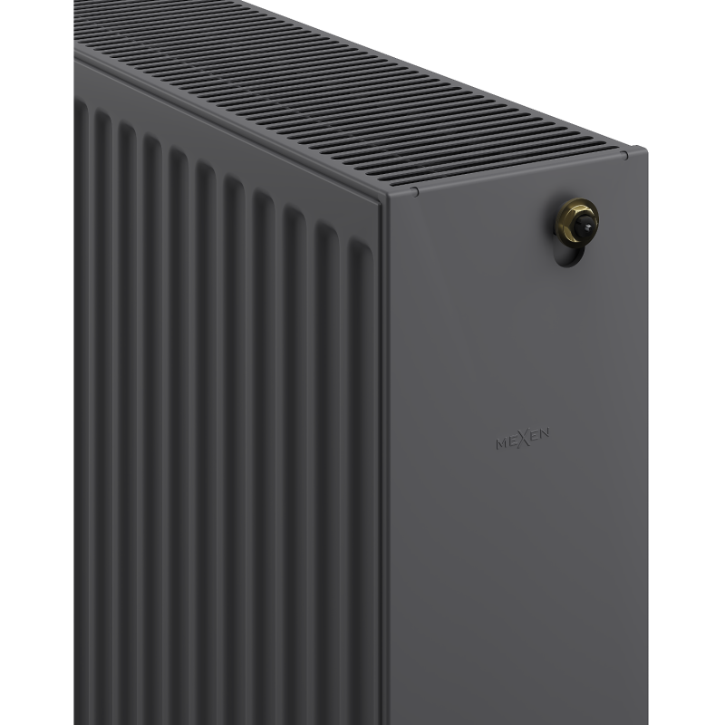 Mexen CV33 панелен радиатор 900 x 400 mm, долно свързване, 1273 W, антрацит - W633-090-040-66