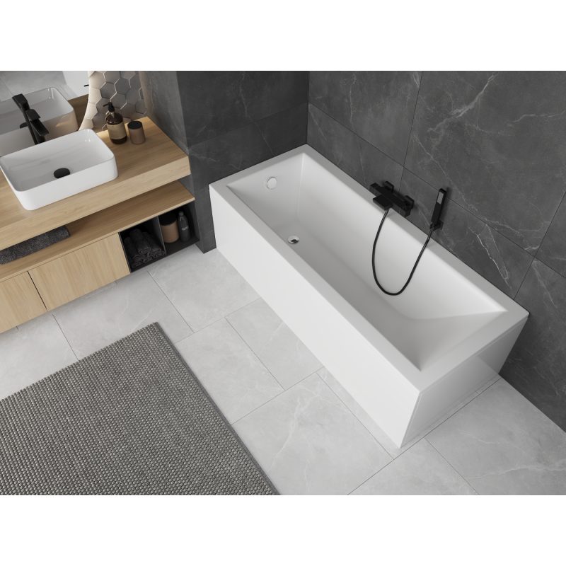 Mexen Cubik правоъгълна вана 120 x 70 см с облицовка, бяла - 55031207000X