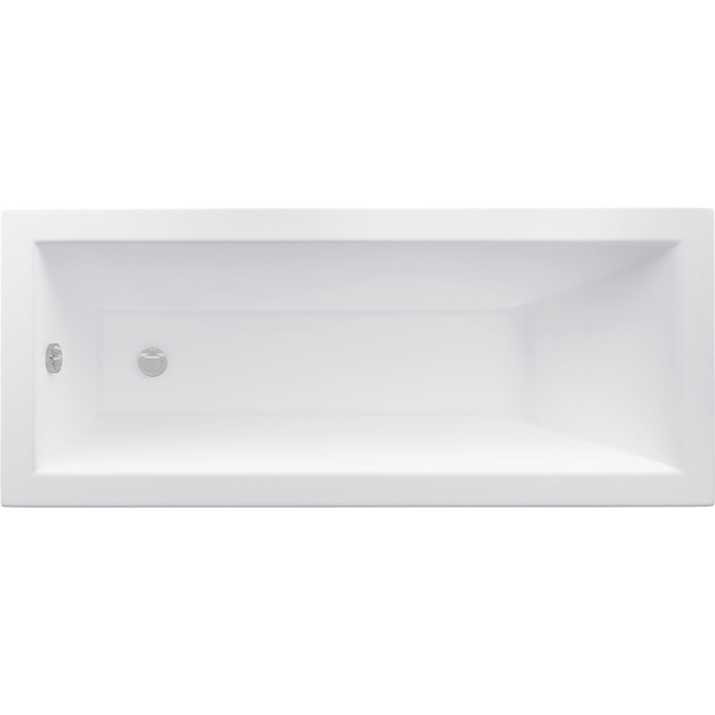 Mexen Cubik правоъгълна вана 180 x 80 см с корпус, бяла - 55031808000X