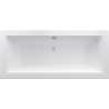 Prostokътна вана Mexen Cube 190 x 80 cm с обшивка, бяла - 55051908000X