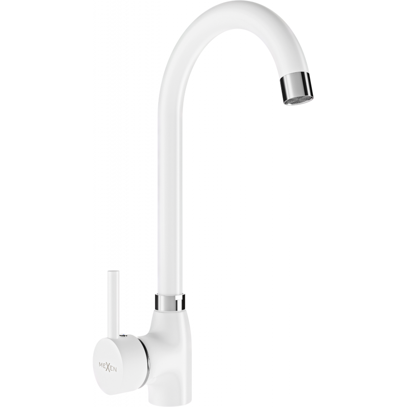Mexen Telma кухненски смесител, бял - 670200-20