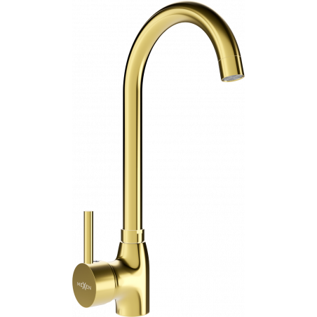 Mexen Telma кухненски смесител, златен - 670200-50