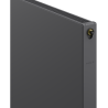 Mexen Flat CVF11 панелен радиатор 600 x 600 мм, долно свързване, 470 W, антрацит - W611F-060-060-66