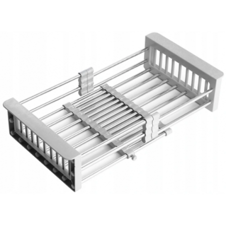 Mexen телескопична кухненска отцедница с регулируема ширина, сива -