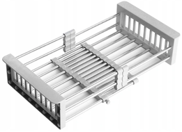 Mexen телескопична кухненска отцедница с регулируема ширина, сива -