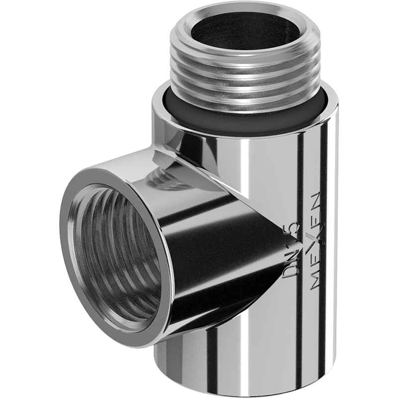 Mexen Uni-Term тройник за електрическа нагревателна пръчка, хром - W906-000-01
