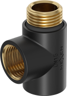 Mexen Uni-Term тройник за електрически нагревател, черен - W906-000-70