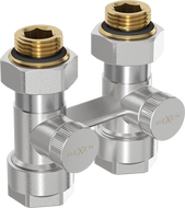 Mexen двуточкова клапа DN50, прав 1/2"x16 mm, никел  - W912-016-01